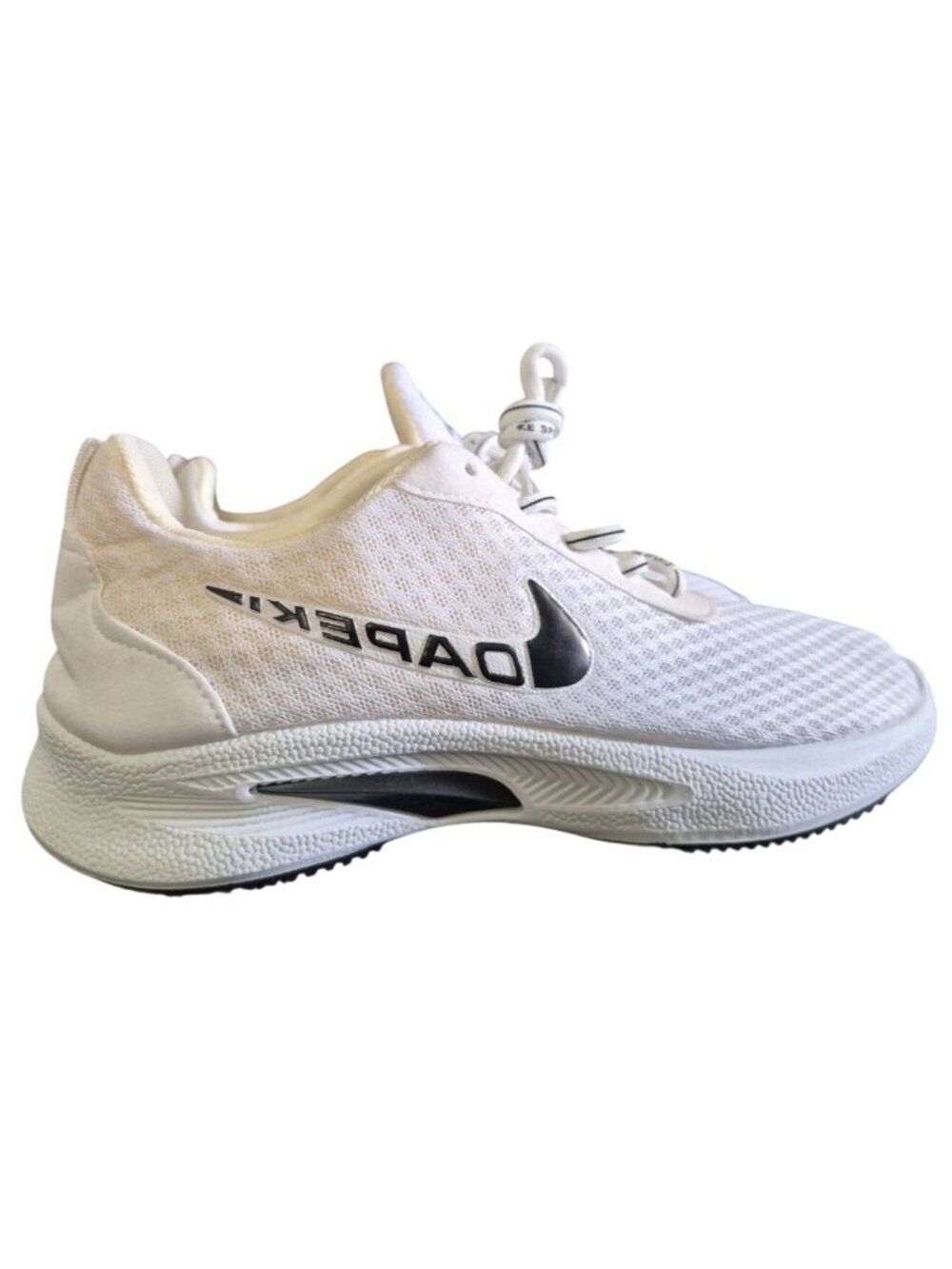Mens White Athletic Sneakers Lightweight Breathable Mesh Running Shoes New.